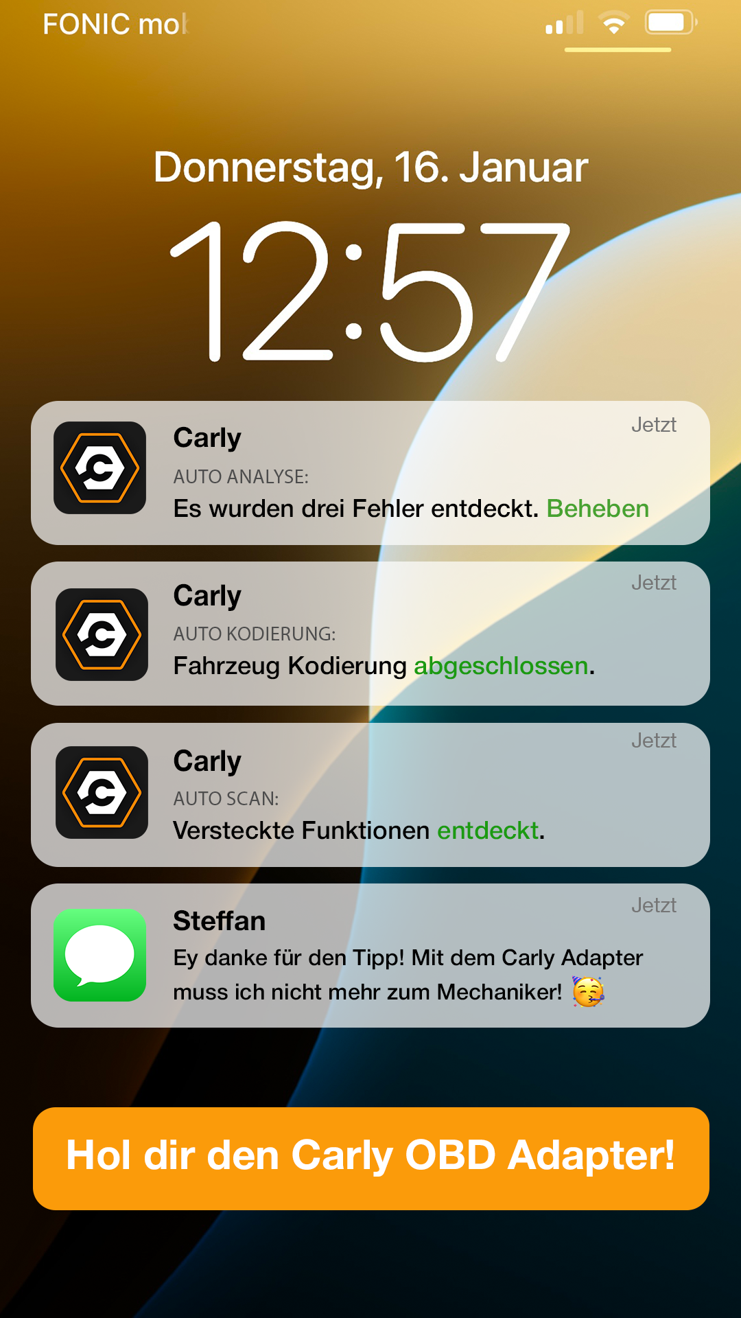 Carly — Nachher