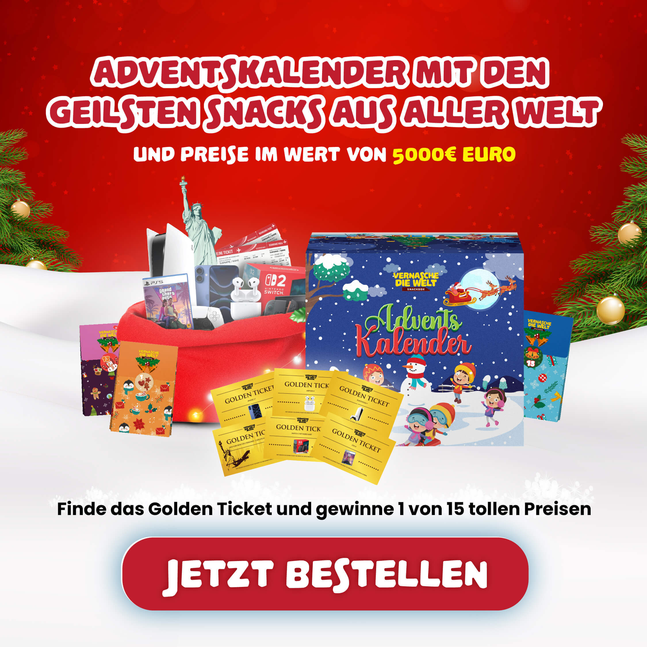 Vernasche die Welt — Geilsten Snacks